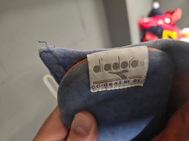 1994 Ayrton Senna Diadora testing shoes preseason signed