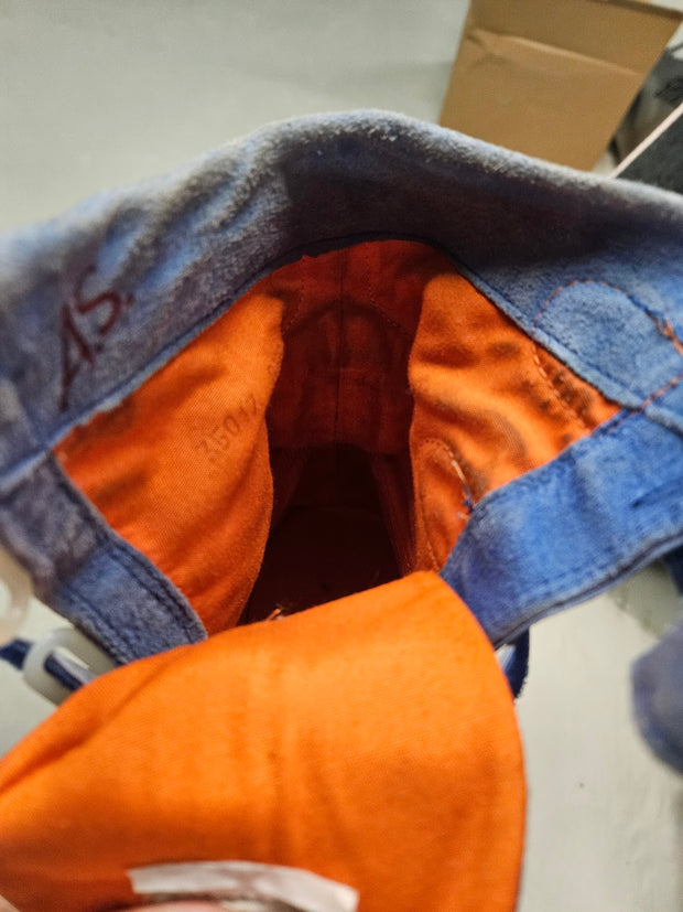 1994 Ayrton Senna Diadora testing shoes preseason signed