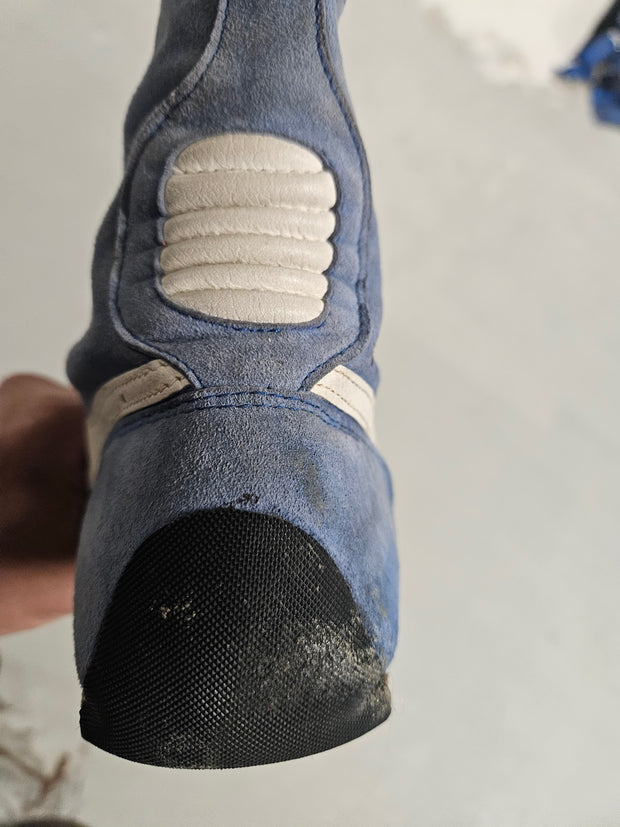 1994 Ayrton Senna Diadora testing shoes preseason signed