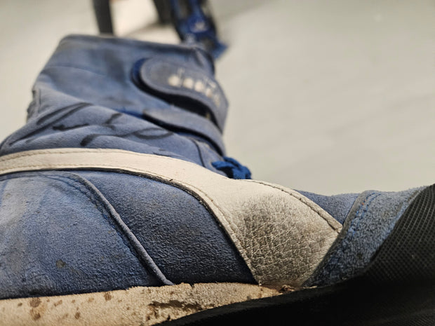 1994 Ayrton Senna Diadora testing shoes preseason signed