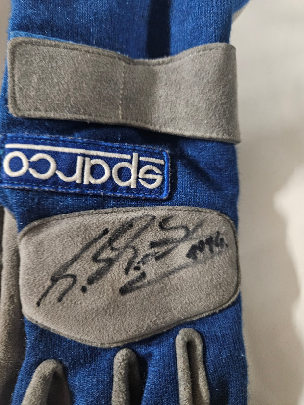 1994 Michael Schumacher SPARCO used gloves British GP signed