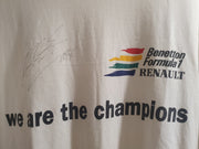 1995 Michael Schumacher Benetton T-shirt signed