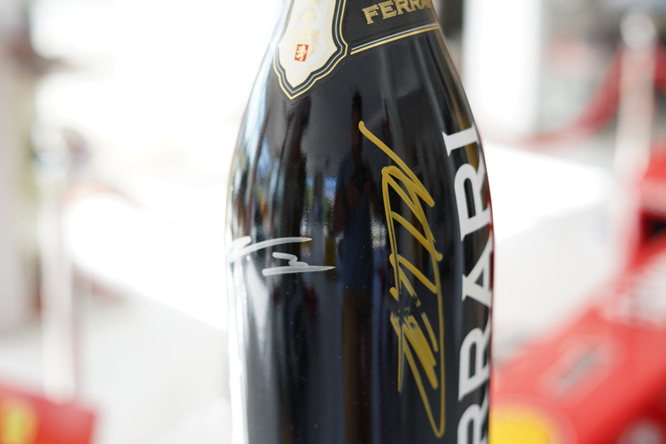 2021 Austrian GP Official Ferrari Trento Podium Bottle Signed By Verst 2021-austrian-gp-official-ferrari-trento-podium-bottle-signed-by-verst