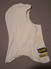 1994 Ayrton Senna OMP used balaclava signed