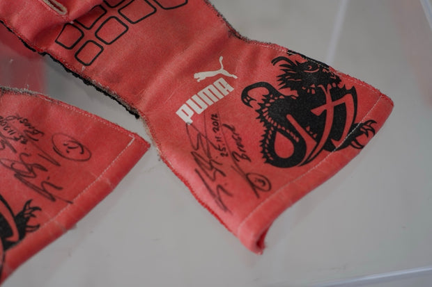 2012 Michael Schumacher PUMA Brazil GP signed gloves