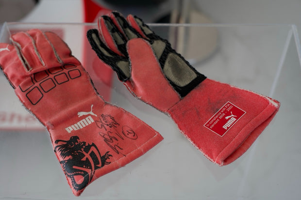 2012 Michael Schumacher PUMA Brazil GP signed gloves