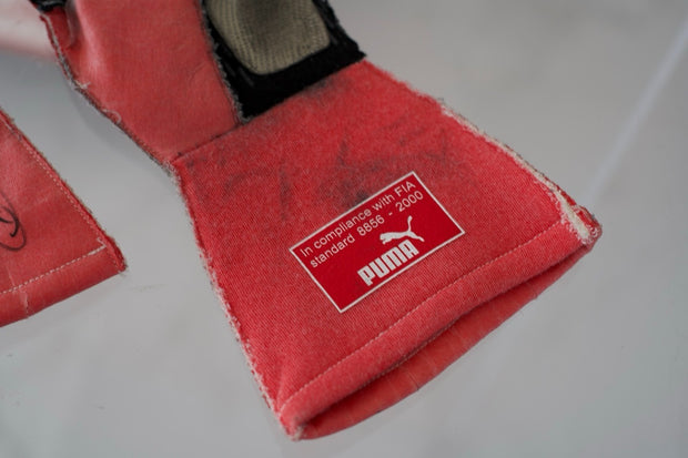 2012 Michael Schumacher PUMA Brazil GP signed gloves