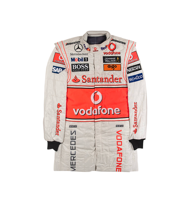 2008 Lewis Hamilton race worn suit