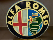 1970s Alfa Romeo official dealer neon illuminated sign