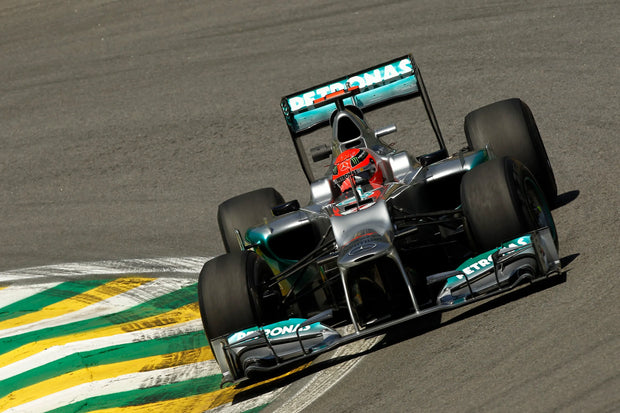 2012 Michael Schumacher PUMA Brazil GP signed gloves