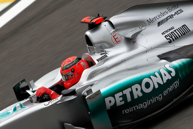 2012 Michael Schumacher PUMA Brazil GP signed gloves