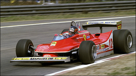 Gilles Villeneuve FERRARI 312 T4 Limited Edition Serigraph by Randy Owens