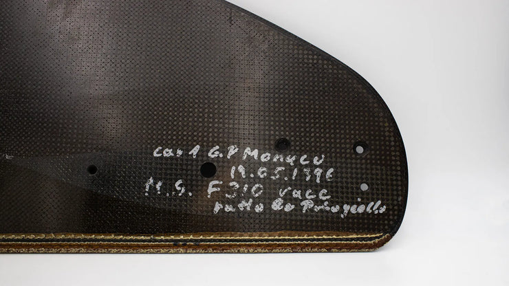 1996 Michael Schumacher Ferrari F310 Carbon Fibre Side Pod Panel Signed