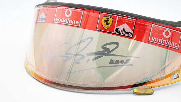 2005 Michael Schumacher Scuderia Ferrari Formula 1 Signed Visor