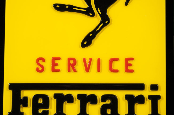 1980s Ferrari official dealership illuminated signs