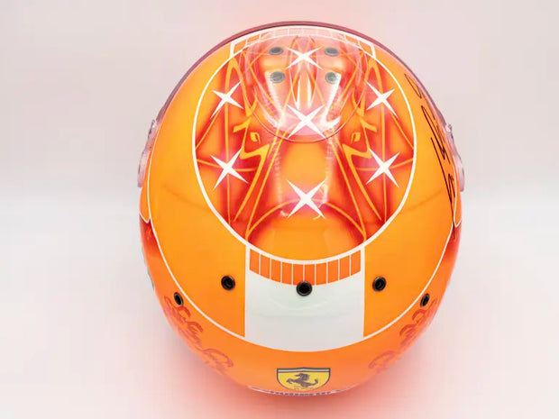 2007 Michael Schumacher Scuderia Ferrari Schuberth Signed Q2 Kart Helmet