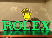 2000s Rolex official dealer illuminated sign