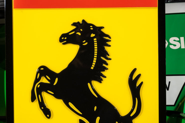 1980s Ferrari official dealership illuminated signs