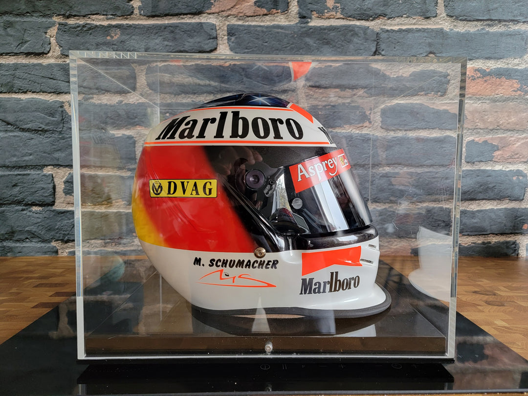 1998 Michael Schumacher Bell show helmet – Formula 1 Memorabilia