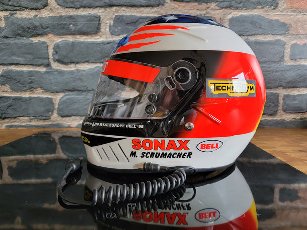 1995 Michael Schumacher Bell replica helmet signed