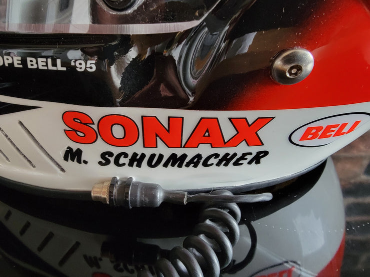 1995 Michael Schumacher Bell replica helmet signed