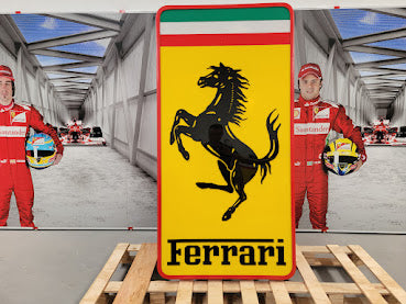 2015 Ferrari XL official dealership illuminated sign