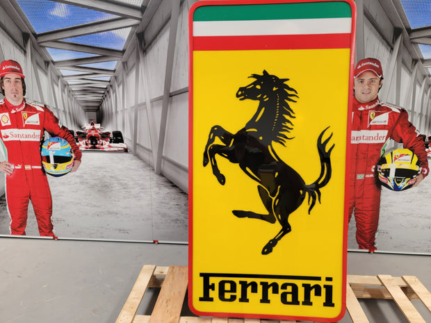 2015 Ferrari XL official dealership illuminated sign
