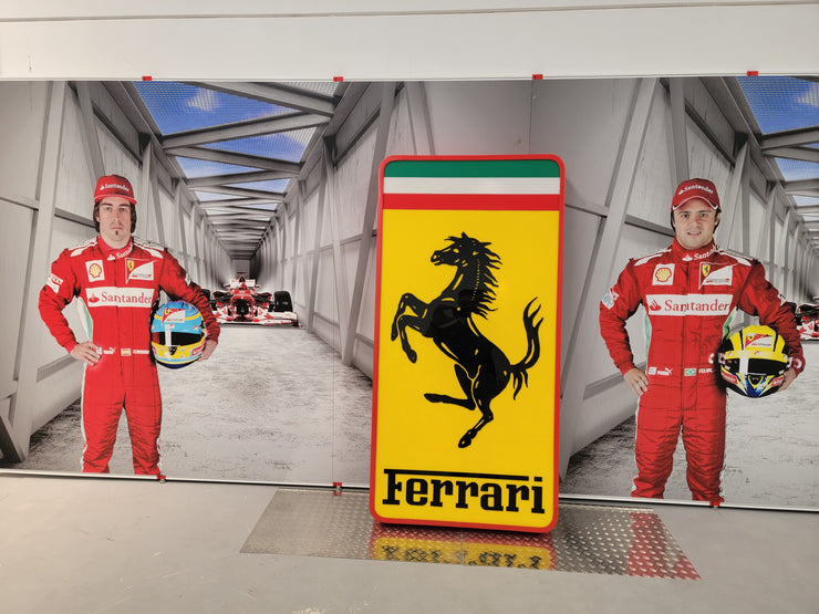 2015 Ferrari XL official dealership illuminated sign