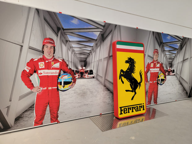 2015 Ferrari XL official dealership illuminated sign