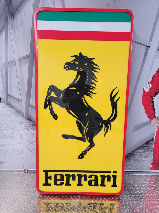 2015 Ferrari XL official dealership illuminated sign