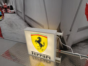 2010s Ferrari dealership double side illuminated neon sign