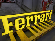 2005 Ferrari official dealer lettering illuminated sign