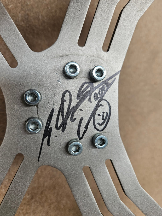 2008 Michael Schumacher Kart used steering signed