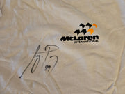 1989 Ayrton Senna personal McLaren shirt signed