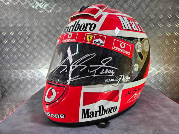 2004 Michael Schumacher Schuberth replica Helmet signed