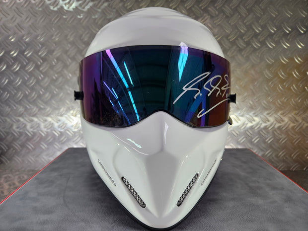 2009 The Stig Michael Schumacher race helmet signed