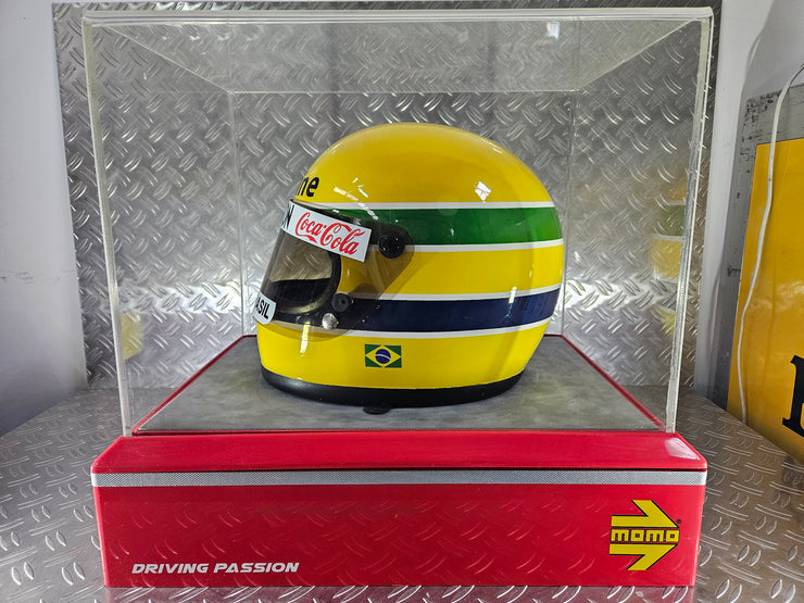 1976 Ayrton Senna Bell kart helmet replica