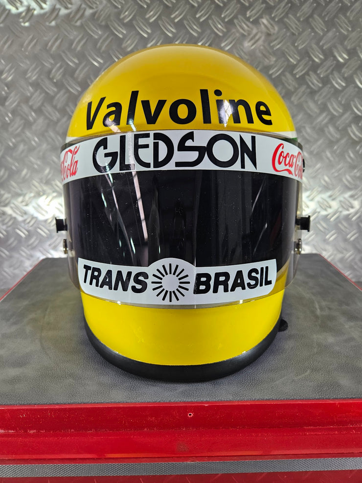 1976 Ayrton Senna Bell kart helmet replica