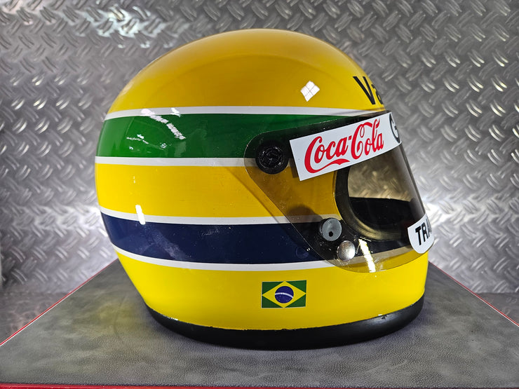 1976 Ayrton Senna Bell kart helmet replica