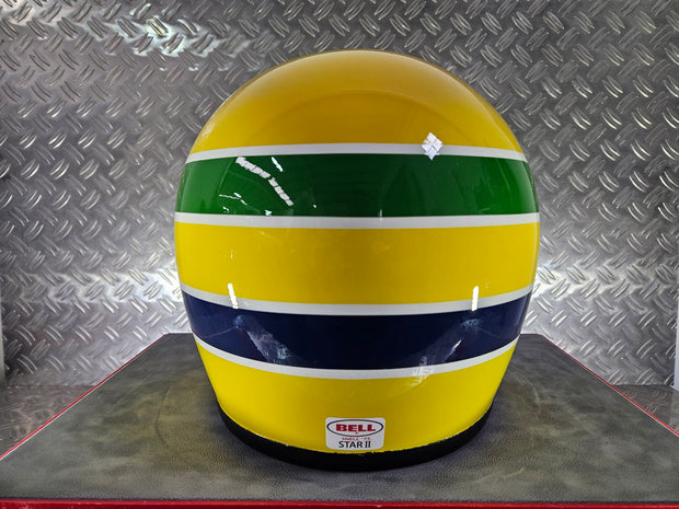 1976 Ayrton Senna Bell kart helmet replica