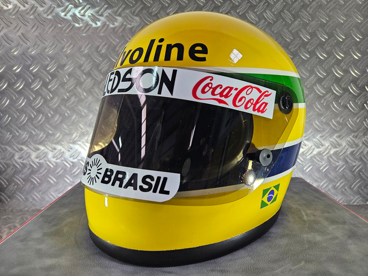 1976 Ayrton Senna Bell kart helmet replica