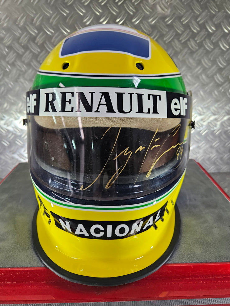 1994 Bell Vortex type SS Penske helmet with Senna's signed visor