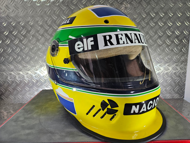 1994 Bell Vortex type SS Penske helmet with Senna's signed visor