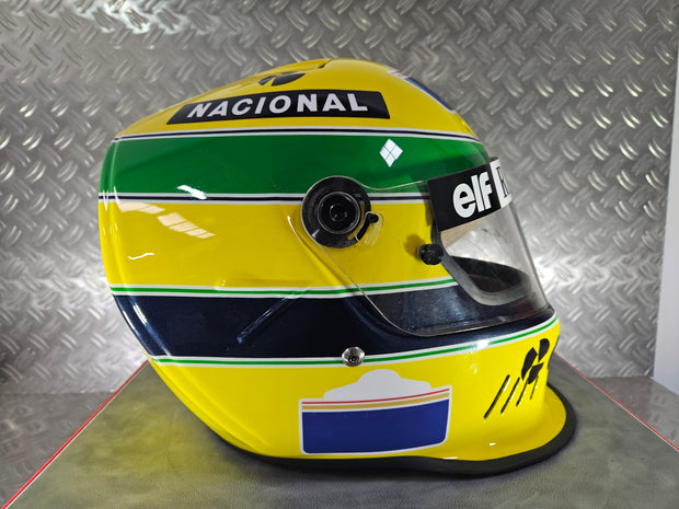 1994 Bell Vortex type SS Penske helmet with Senna's signed visor