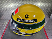 1990 Shoei helmet with Senna's signed visor