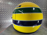 1990 Shoei helmet with Senna's signed visor