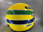 1992 Shoei helmet with Senna's signed visor