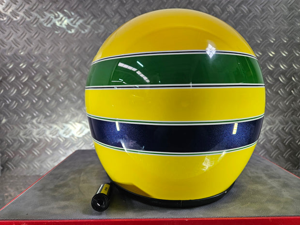 1992 Shoei helmet with Senna's signed visor