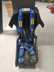 1987 Ayrton Senna carbon seat and seatbelts