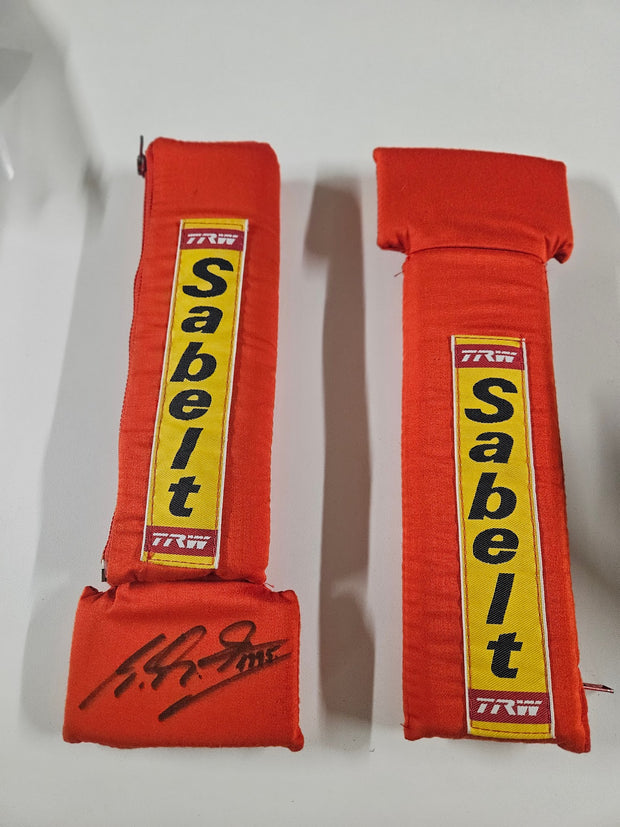 1995 Michael Schumacher race used Sabelt signed